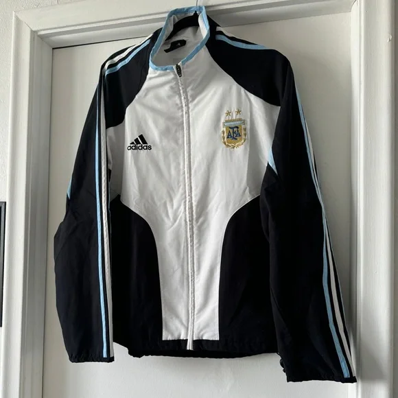 adidas | Jackets & Coats | 204 Olympic Games Adidas Argentina Gold
